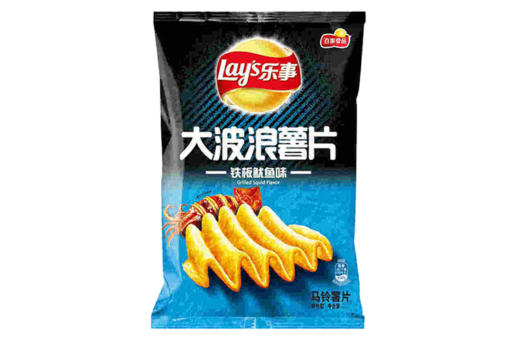 LAYS POTATO CHIPS TEPPANYAKI SQUID FLAVOR 40G 10PACKS